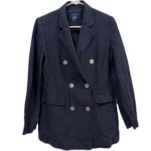 Women’s scabal super 100s‎ Blue Blazer Coat Jacket S/m? See (pit To Pit 19”)